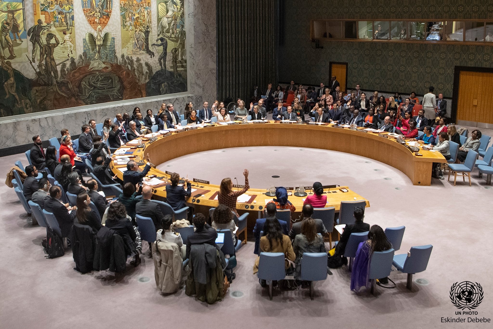 The United Nations Security Council Unanimously Adopts New Resolution ...